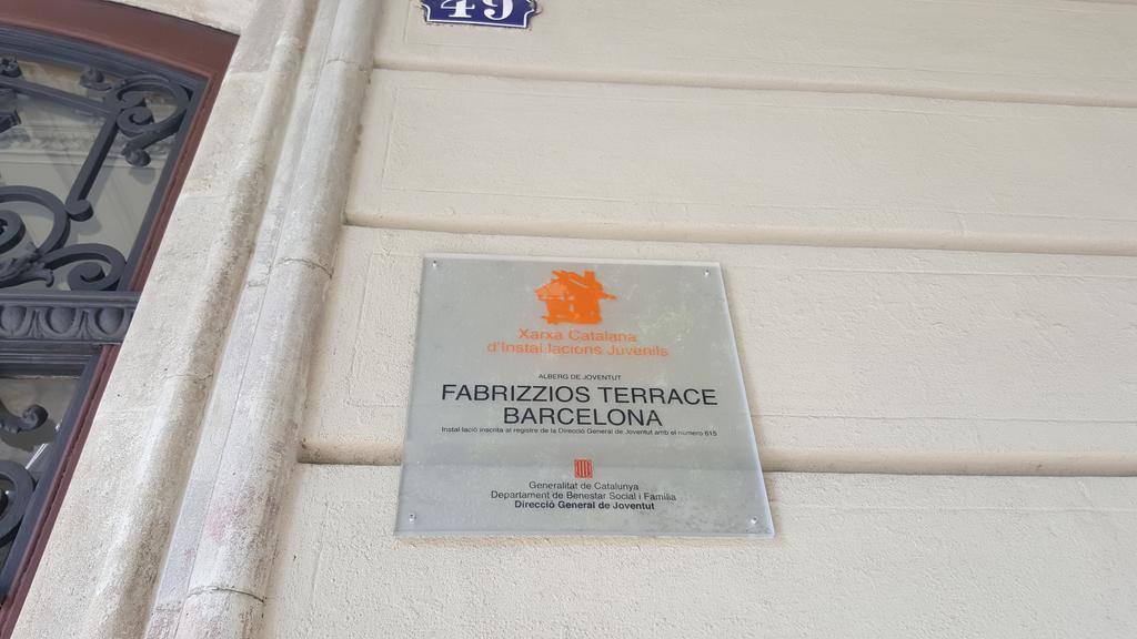 Fabrizzios Terrace Hostel Barcelona Kültér fotó